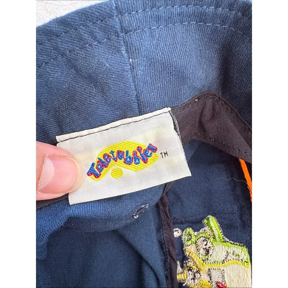 Teletubbies toddler y2k tubby toast Navy Yellow Bucket Hat cartoon
